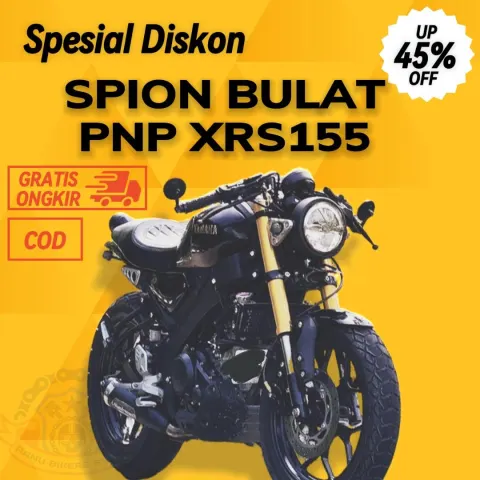 Spion Jalu Bulat Lipat Bar End PNP Semua Motor XSR155 Cafe…